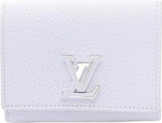 Louis Vuitton Pre-owned Portefeuille Capucines Tiny Leather Wallet - Dames - Vintage Accessoires - Wit - ONE Size - Leer - Vintage