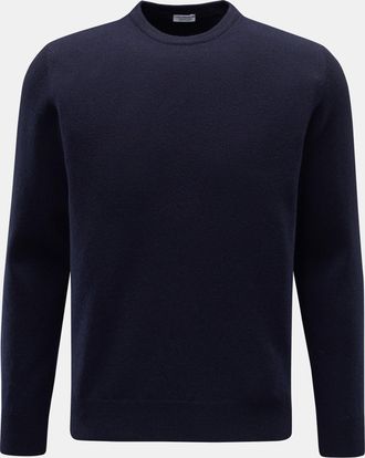 Braun Hamburg Men - Cashmere crew neck jumper navy
