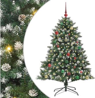 vidaXL &Aacute;rbol De Navidad Artificial Verde 150 Cm Pvc, Pl&aacute;stico Y Acero Vidaxl