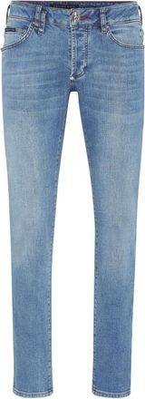 Philipp Plein Heren, Jeans, Blauw, Maat: W30 Denim