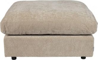 Zuiver Puff de tela grande beige