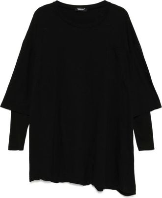 Undercover layered T-shirt - Black