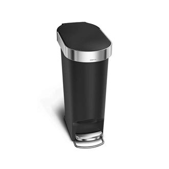 Simplehuman Papelera Slim 40 L, Negra Cw1390