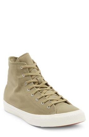 Converse Gender Inclusive Chuck Taylor All Star High Street Mid Cold Star Sneaker in Mossy Sloth/Egret at Nordstrom Rack, Size 15 Womens / 13 Mens