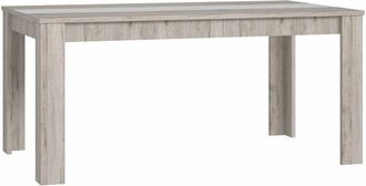 Home Heavenly Home Heavenly - Mesa De Comedor Fija Galena. Mesa De 160x90 Cm Con Detalle Franja Central. Color: Roble Arena