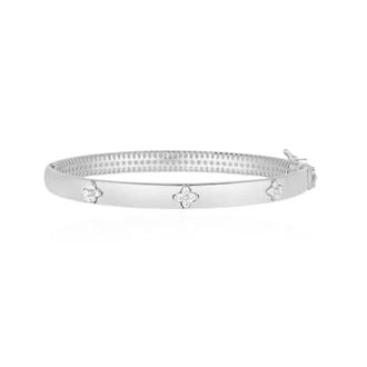 The Lovery Diamond Clover Bangle