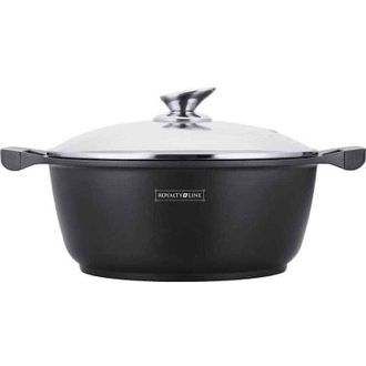 AC-D&eacute;co Royalty Line Rl-bs26m Cazo De Aluminio Negro 26 Cm