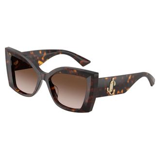 Jimmy Choo London Jc5074U Cat Eye Zonnebril - Dames - Accessoires - Bruin - Maat: 54 MM
