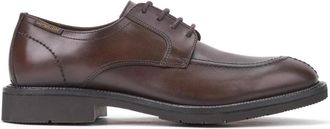 Mephisto Handgemaakte Veterschoen - Donkerbruin Leer - Heren - Nette schoenen - Bruin - 40 EU - Leer - Schoenen