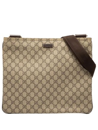 Gucci 2000-2015 GG Supreme crossbody bag - Brown