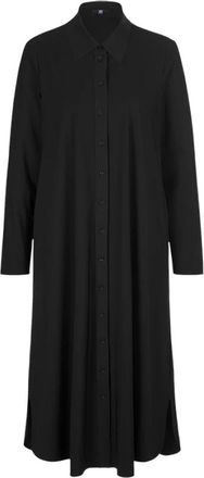Riani Losvallende Overhemdjurk - Dames - Shirt Kleedjes - Zwart - S - Kleedjes