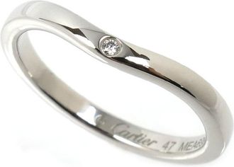 Cartier Platinum 950 Band Ring (Pre-Owned)