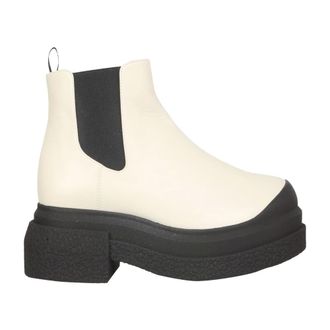 Stuart Weitzman Chelsea Boots, female, Beige, Size: 10 US Charli Sportlift Bootie