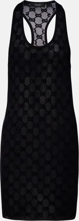 Gucci GG cr&ecirc;pe minidress