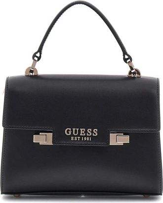 Guess Eco Mietta Kleine Schoudertas - Dames - Handtassen - Zwart - ONE Size - Tassen