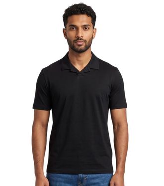 HUGO BOSS Black Solid Polos