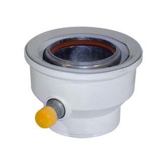 Ubbink Ubbink - 224138 Kit Adaptador Universal Rolux Gaz Alu - Alu Diam. 60/100 80/125 - Blanco