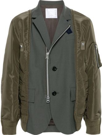 sacai: Green Bomber Jackets now up to −60% | Stylight