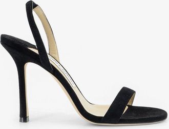 Jimmy Choo London Sandali Jenn 100 in suede - JIMMY CHOO - gender_Woman
