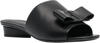 Ferragamo Bow 3Mm Leather Slide