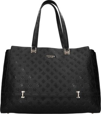 Guess Zarela Tote - Dames - Shoppers - Zwart - ONE Size - Leer - Tassen