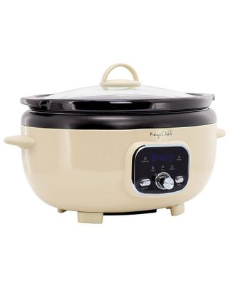 MegaChef 3.5Qt Oval Electric Digital Slow Cooker With Pot