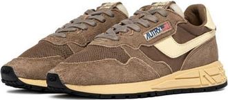 Autry Reelwind Low Sneaker in Suede/Net Coco/Rut at Nordstrom, Size 10Us