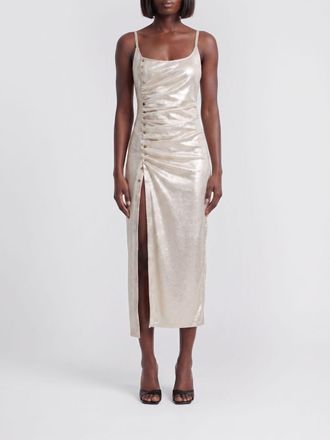 Paco Rabanne Viscose Blend Midi Dress