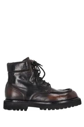 Officine Creative St Moritz Sole Leather Ankle Boots