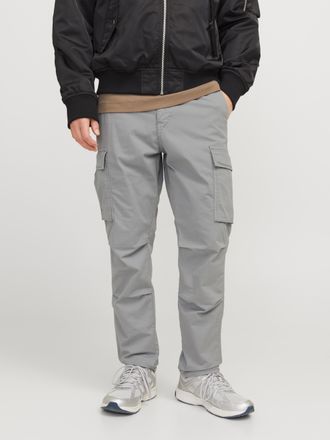 Jack & Jones Cargohose JACK & JONES JPSTACE JJTUCKER CARGO AMA NOOS, Herren, Gr. 29, L&auml;nge 32, grau (ultimate grau), Web, Obermaterial: 97% Baumwolle, 3% Elasthan,