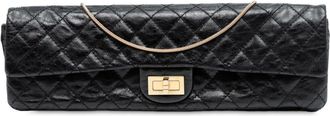 Chanel Borsa a spalla Reissue 2.55 East West in pelle di vitello 2008-2009 - Nero