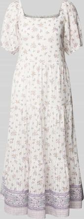 Pepe Jeans London Ausgestelltes Freizeitkleid aus reiner Baumwolle in Offwhite, Größe XL