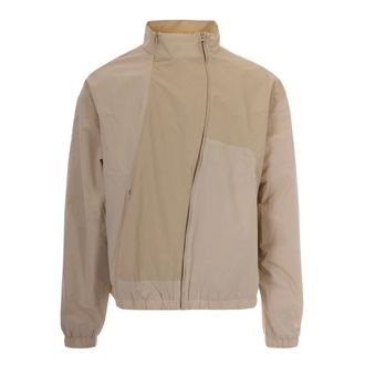 Arte Curve Zipper Jacket - male - Arte Antwerp - Light Jackets - Beige - S - Jackets