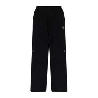 Balenciaga Sweatpants, male, Black, Size: XL 3B Football Baggy Sweatpants