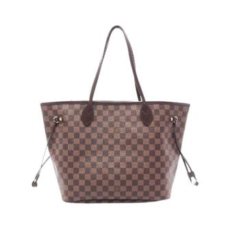 Louis Vuitton Pre-owned Tote Bags, female, Brown, Size: ONE SIZE Pre-owned Neverfull MM Damier Tote Bag
