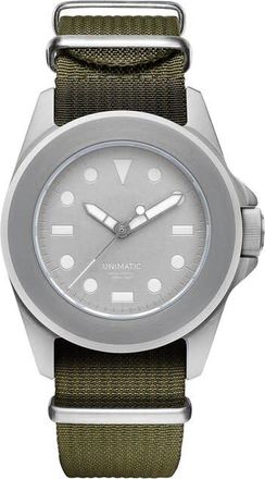 Unimatic Modello Quattro Automatic Grey Dial Mens Watch U4-AEG