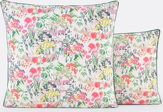 La Redoute Interieurs Kussensloop in perkalkatoen, Colored Field