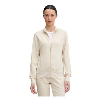 Emporio Armani Sudadera con cremallera - Sweatshirts & Hoodies - Mujer - Beige - XS