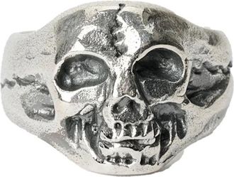 Our Legacy Anello Cranium Argento