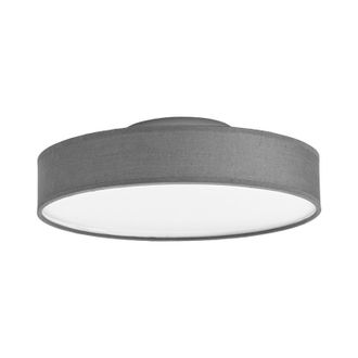 Lindby L&aacute;mpara De Techo saira En Gris Textura, Tela, Tejido, Seda - Lindby
