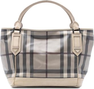 Burberry Pre-owned Burberry Smoked Check Coated Canvas Handbag Ladies CNDONHOUDON
