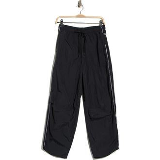 Zella Breakaway Crinkled Track Pants in Black at Nordstrom Rack, Size X-Small