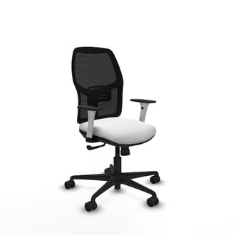 Piqueras y Crespo Silla De Oficina Piqueras Y Crespo Alfera Blanco Espuma Alta Densidad