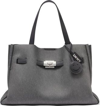 DKNY Bryar Large Satchel in Black Denim at Nordstrom