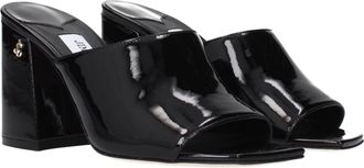 Jimmy Choo London Skylah Mujers Sandalias Charol Negro