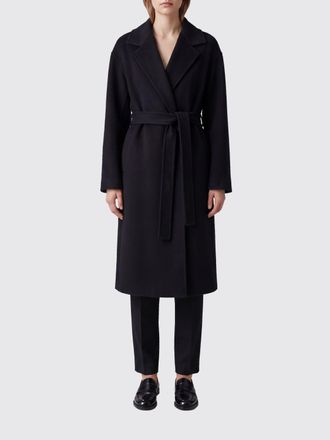 The Row Cappotto a vestaglia in lana vergine al ginocchio con cintura