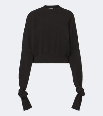 Jacquemus Jersey Fiocco de lana y cachemir