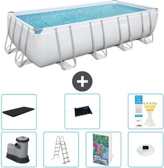 Bestway Piscina Bestway Power Steel Rectangular - 549x274x122 Cm - 8-piezas S598