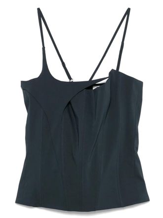 Ottolinger poplin corset - Blue