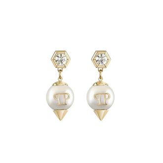 Philipp Plein Rhapsody Oorbellen - Dames - Oorbellen - Geel - ONE Size - Accessoires
